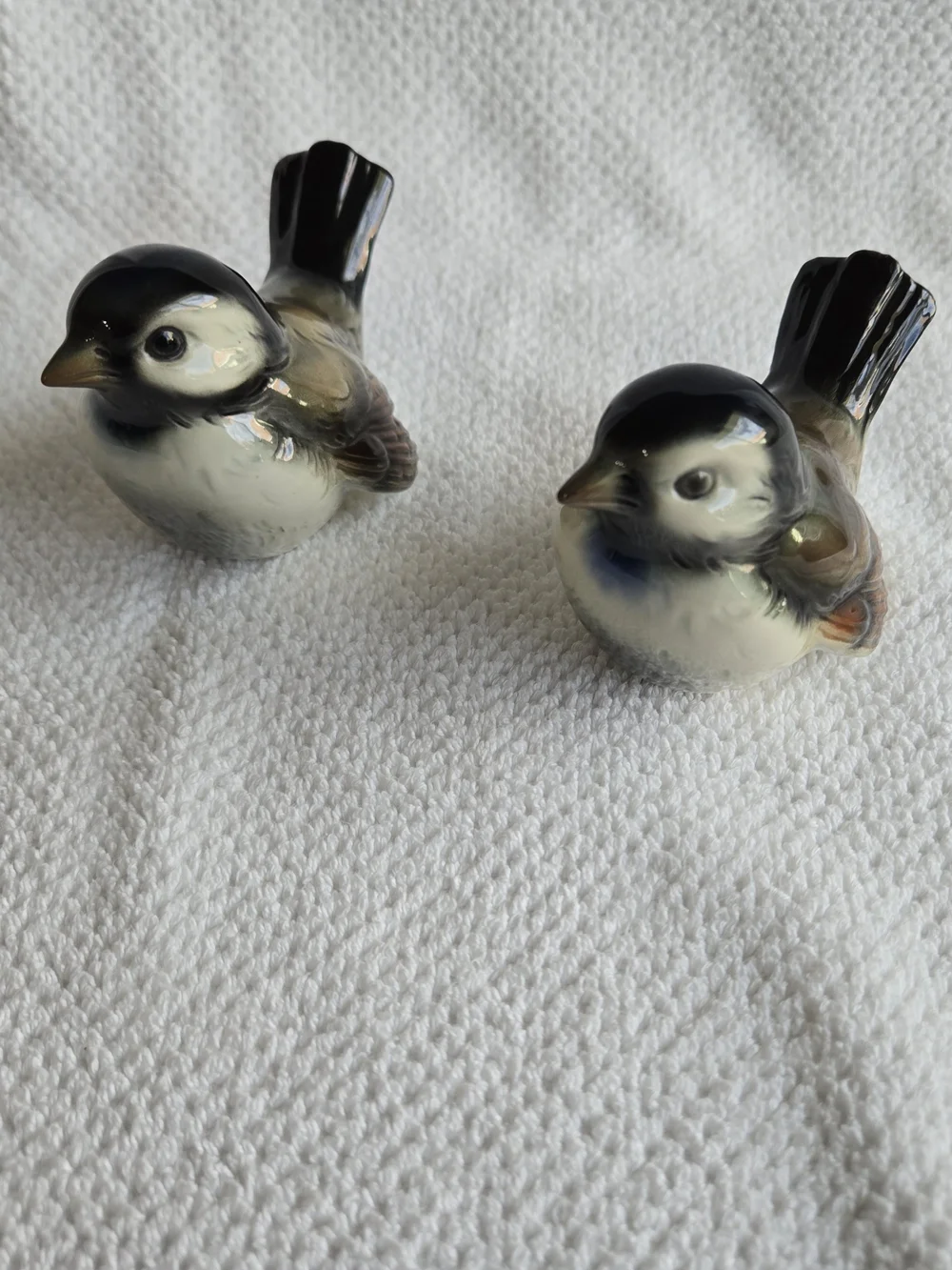 Porcelain GOEBEL Decorative Bird Figurine - Blue and White